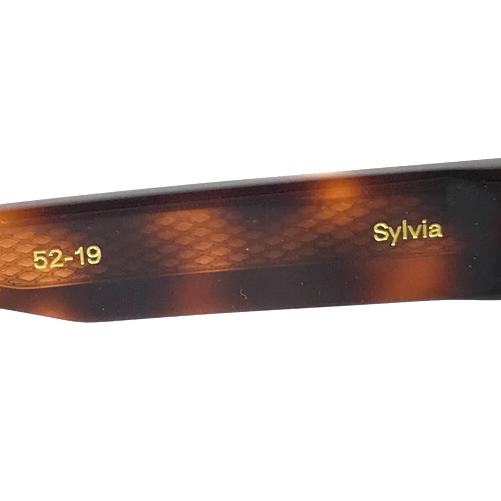 Alfred Kerbs Eyeglasses Frames SYLVIA HV Havana Tortoise Cat Eye 52-19-143